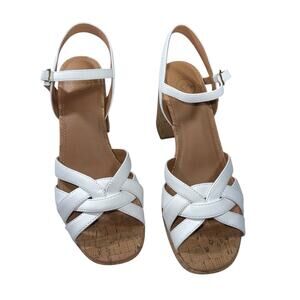 White Mountain Dubonnet Women's heeled sandal SZ/9M